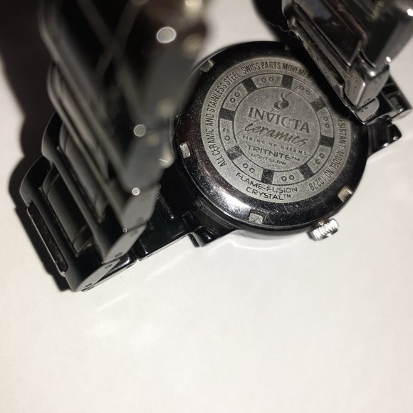 INVICTA-Ceramics Model 10279-Scattered White/Gray Numbers-Excellent main image 5